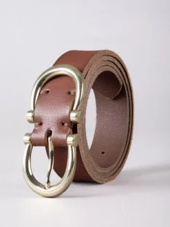 Lakeland Leather Marron - Ceinture Bowness en daim à double boucle Best