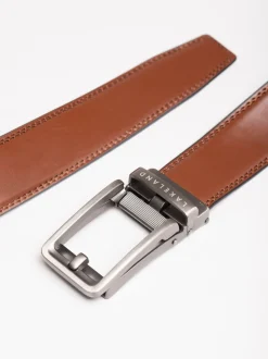 Lakeland Leather Marron - Ceinture Rigg Ratchet New