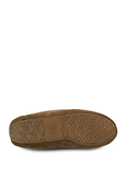 Just Sheepskin Marron - Chaussons Harry homme en peau de mouton Sale