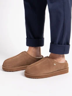 Just Sheepskin Marron - Chaussons Louis homme Outlet