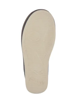 Pavers Marron - Chaussons mules de soutien Coupe large