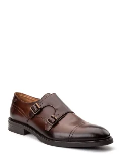 Base London Marron - Chaussure Taper Monk New
