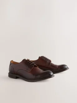Next Marron - Chaussures à bout en cuir Online