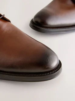 Next Marron - Chaussures Derby en cuir Online