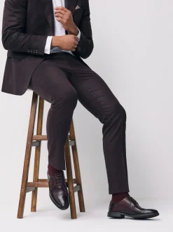 Next Marron - Chaussures Derby à embout