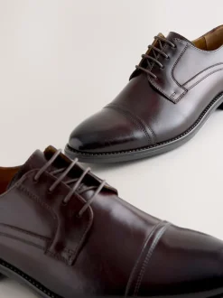 Next Marron - Chaussures Derby à embout