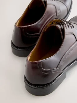 Next Marron - Chaussures Derby à embout