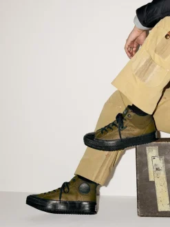 Converse Marron - Baskets mi-hautes Chuck Taylor All Star Malden Street Clearance