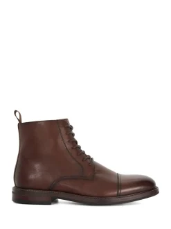 Dune London Marron - Coupe classique - Matias Toecap Detail Ankle Bottes