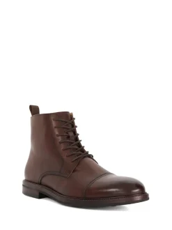 Dune London Marron - Coupe classique - Matias Toecap Detail Ankle Bottes