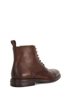 Dune London Marron - Coupe classique - Matias Toecap Detail Ankle Bottes