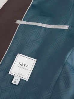 Next Marron - - Veste de costume stretch Motionflex Coupe sur mesure New