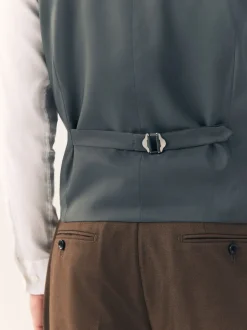 Next Marron - Gilet de costume en flanelle Sale