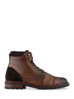 Jones Bootmaker Marron - Bottes à lacets en cuir Duveld Clearance