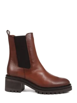 Jones Bootmaker Marron - bottes Chelsea en cuir New