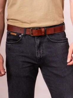 Lakeland Leather Marron - Eskin Ceintures Hot