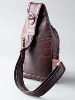 Lakeland Leather Marron - Sac à bandoulière Keswick en cuir Online