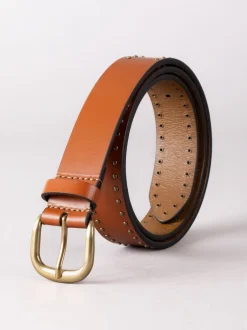 Lakeland Leather Marron - Sandale Studded Belt (ceinture cloutée en cuir) Best