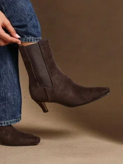 Linzi Marron - Bottes Ritual à talons chaton Chelsea Sale