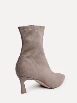 Linzi Marron - Bottes/Bottines montante à talon chaton Hot