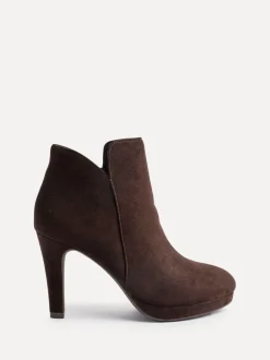 Linzi Marron - bottines plates-formes Layara avec talons aiguilles Online