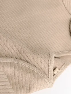 Next Marron - Lot de 5 bodies bébé à manches longues Hot