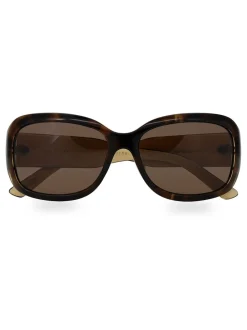Ted Baker Marron - Lunettes de soleil Charlotte écaille de tortue