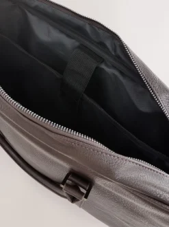 Next Marron - Mallette en similicuir