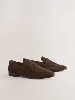 Next Marron - Mocassins en daim Discount
