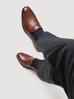 Jones Bootmaker Marron - Mocassins Penny en cuir Online