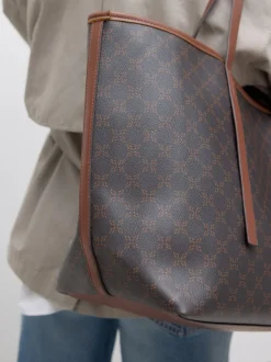 Next Marron à monogramme - Grand Sac épaule Hot