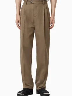 All Saints Marron - Pantalon droit AllSaints Tallis