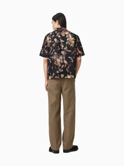 All Saints Marron - Pantalon droit AllSaints Tallis