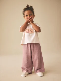 Next Marron - Pantalon large (3 mois-7 ans) Sale