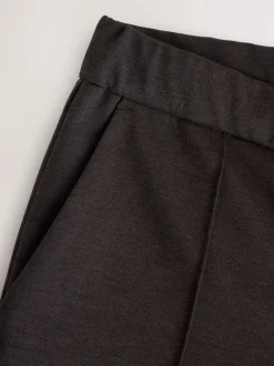 Next Marron - Pantalon élégant à taille élastique avec contenu en laine New