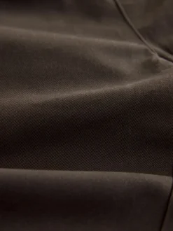 Next Marron - Pantalons chinos extensibles plissés simples Best