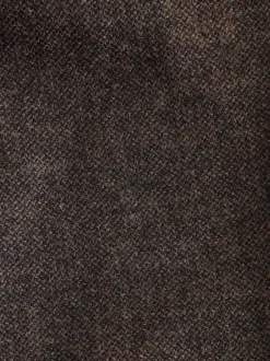 Next Marron - Pantalons élégants texturés et fuselés coupe standard avec laine Outlet