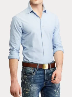 Polo Ralph Lauren Marron - Plaque de poney Ceintures en cuir Sale