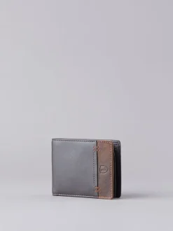 Lakeland Leather Marron - Portefeuille Lakeland en cuir surpiqûres en cuir à deux plis Sale