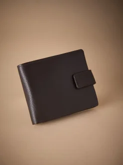 Next Marron - Portefeuille Signature en cuir d’une capacité supplémentaire Sale