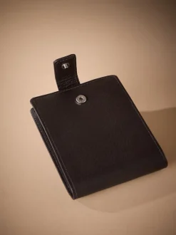 Next Marron - Portefeuille Signature en cuir d’une capacité supplémentaire Sale