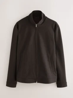 Next Marron - Premium Smart Col cheminée zippé avec laine Online