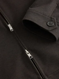 Next Marron - Premium Smart Col cheminée zippé avec laine Online