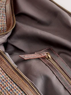 Next Marron - Sac fourre-tout Harris Tweed Weekend Outlet
