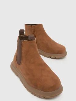 Schuh Marron - Bottes Conrad Chealsea Clearance