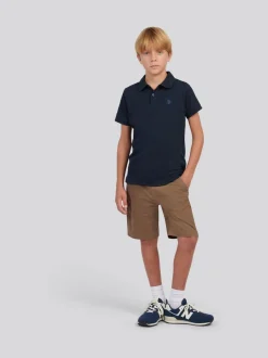 U.S. Polo Assn - Short chino classique US Polo Assn Marron Clearance