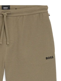 BOSS - Short gaufré Marron Discount