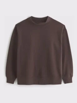 YPB Abercrombie & Fitch Marron - Sweat-shirt New