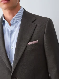 Next Marron - Veste de costume slim en laine Blend Best