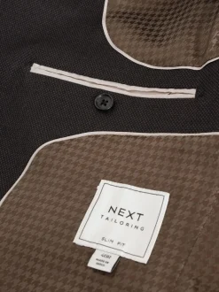Next Marron - Veste de costume slim en laine Blend Best